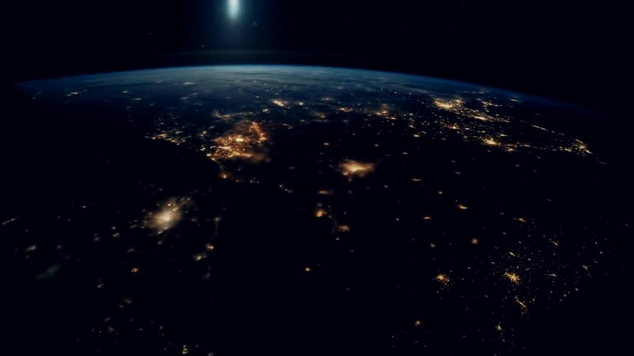 Die Erde bei Nacht aus dem All